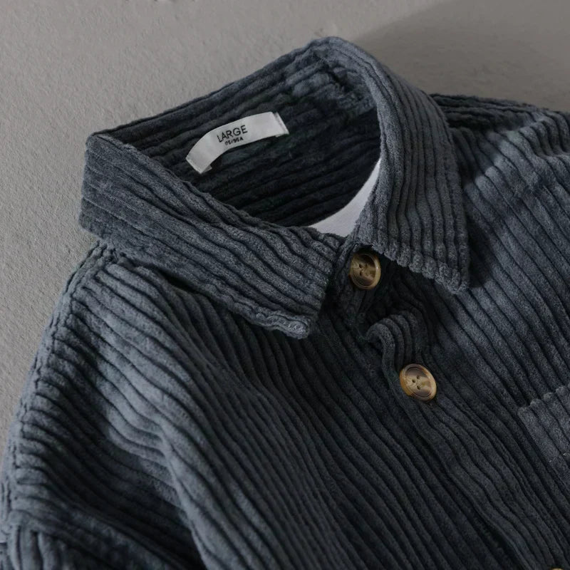 BRUNEL PARIS | CHEMISE EN VELOURS CÔTELÉ