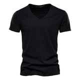 BRUNEL PARIS | T-SHIRT COL V EN COTON POUR HOMME