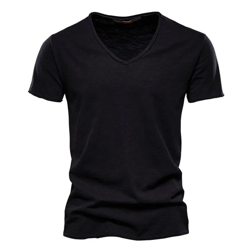 BRUNEL PARIS | T-SHIRT COL V EN COTON POUR HOMME