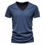BRUNEL PARIS | T-SHIRT COL V EN COTON POUR HOMME