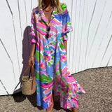 BRUNEL PARIS | ROBE MAXI IMPRIMÉE POUR FEMMES