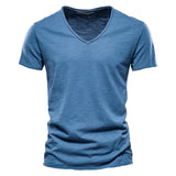 BRUNEL PARIS | T-SHIRT COL V EN COTON POUR HOMME