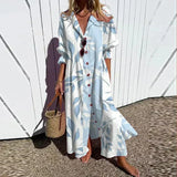 BRUNEL PARIS | ROBE MAXI IMPRIMÉE POUR FEMMES