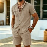 BRUNEL PARIS | ENSEMBLE EN LIN ASSORTI POUR HOMMES