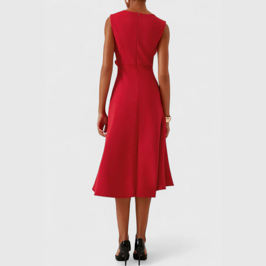 BRUNEL PARIS | Robe Midi Asymétrique Drapée