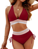 BIKINI GAINANT EFFET VENTRE PLAT POUR FEMMES