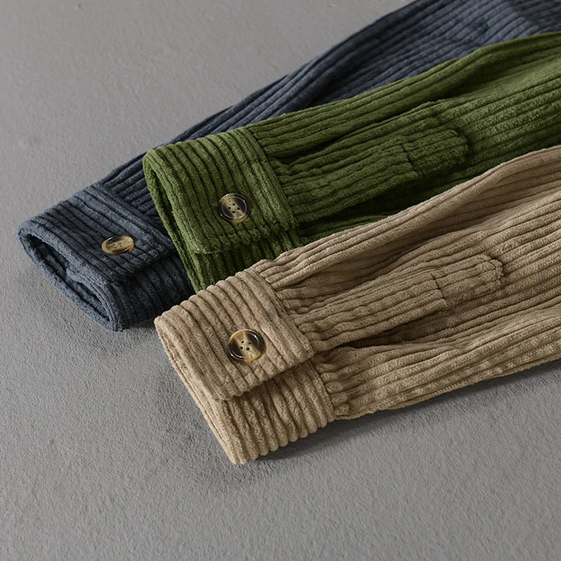 BRUNEL PARIS | CHEMISE EN VELOURS CÔTELÉ