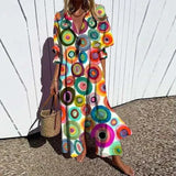BRUNEL PARIS | ROBE MAXI IMPRIMÉE POUR FEMMES