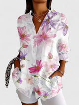 BRUNEL PARIS | BLOUSE IMPRIMÉE CLASSIQUE POUR FEMME