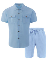 BRUNEL PARIS | ENSEMBLE EN LIN ASSORTI POUR HOMMES
