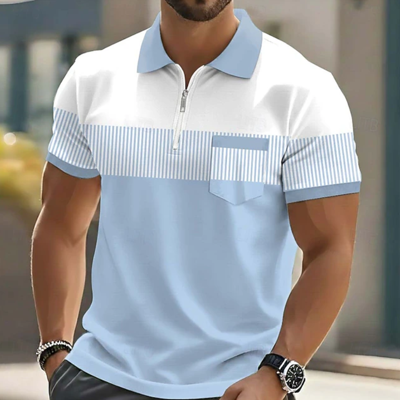 BRUNEL PARIS | Polo élégant à fermeture zippée