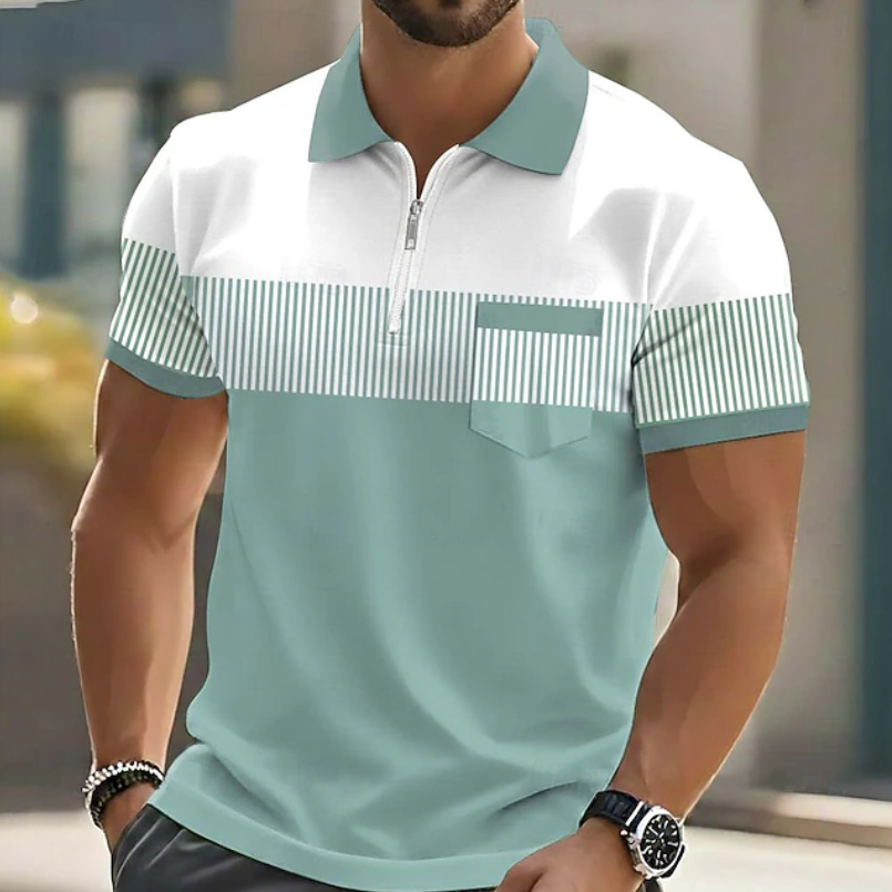 BRUNEL PARIS | Polo élégant à fermeture zippée