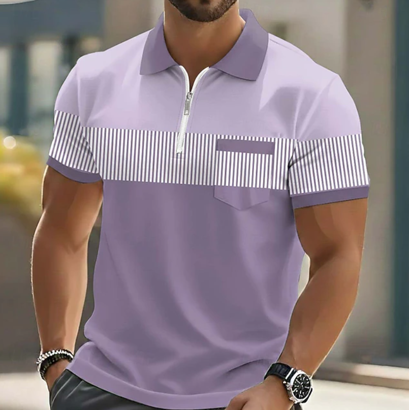 BRUNEL PARIS | Polo élégant à fermeture zippée