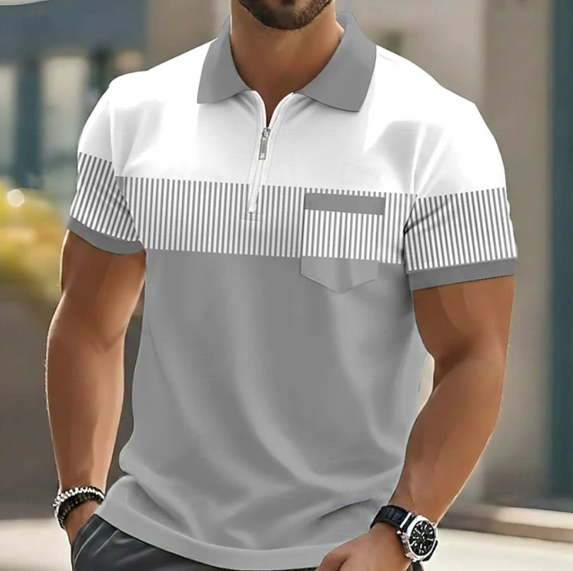 BRUNEL PARIS | Polo élégant à fermeture zippée