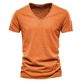 BRUNEL PARIS | T-SHIRT COL V EN COTON POUR HOMME