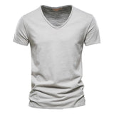 BRUNEL PARIS | T-SHIRT COL V EN COTON POUR HOMME