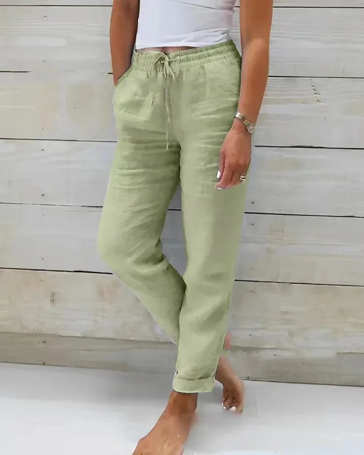 BRUNEL PARIS | PANTALON TAILLE D'ÉTÉ POUR FEMME