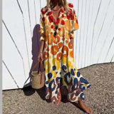 BRUNEL PARIS | ROBE MAXI IMPRIMÉE POUR FEMMES