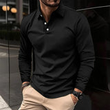 BRUNEL PARIS | POLO CLASSICA À MANCHES LONGUES POUR HOMME