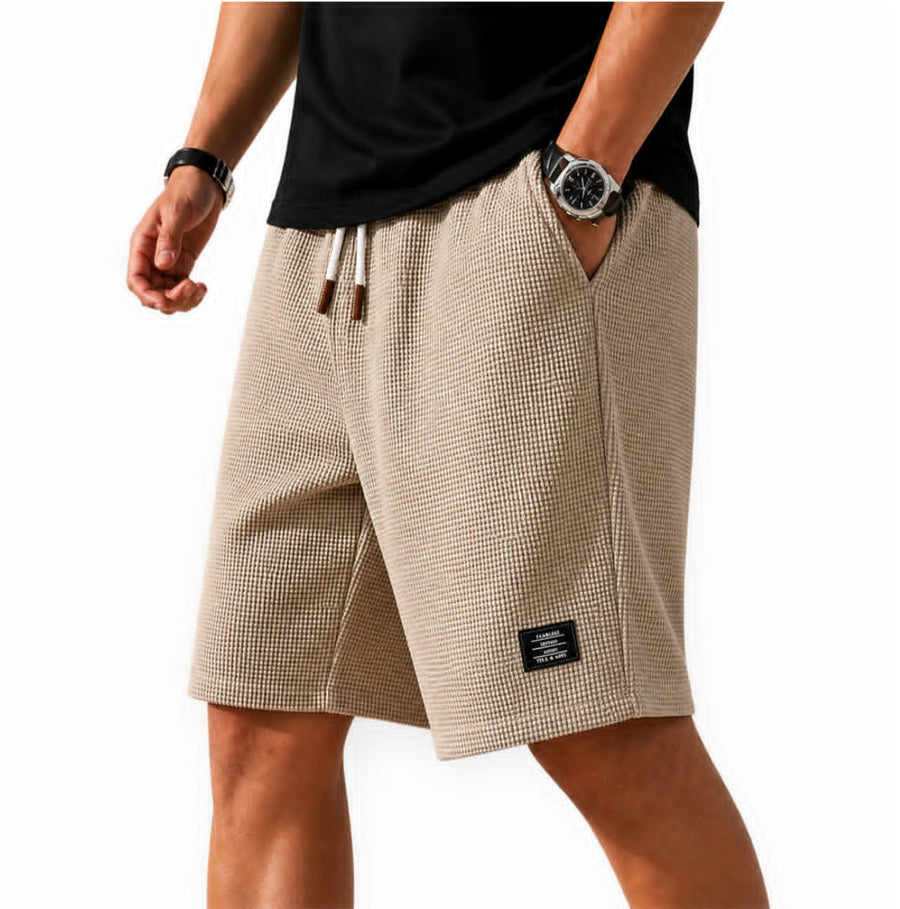 BRUNEL PARIS | Bermuda capri en maille gaufrée