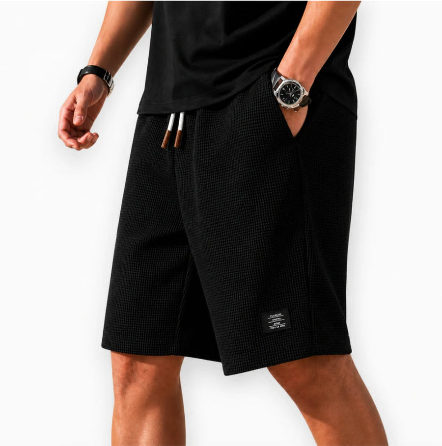 BRUNEL PARIS | Bermuda capri en maille gaufrée