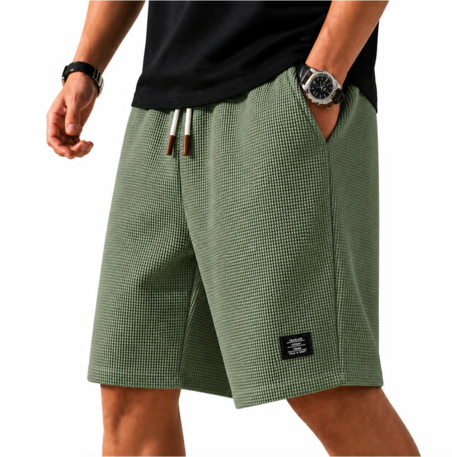 BRUNEL PARIS | Bermuda capri en maille gaufrée