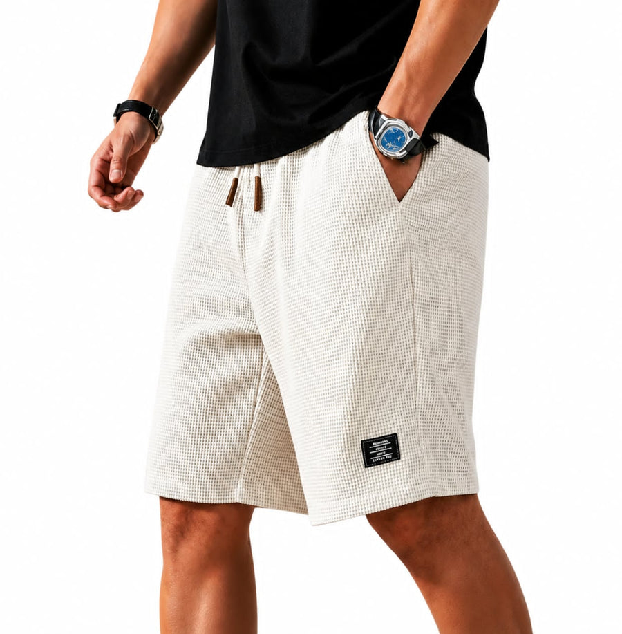BRUNEL PARIS | Bermuda capri en maille gaufrée