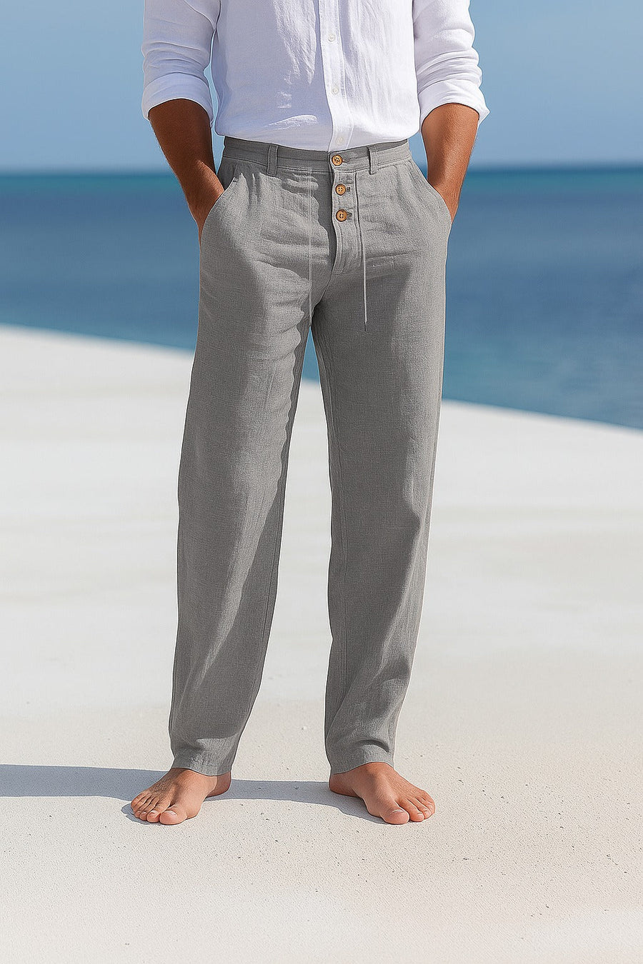 BRUNEL PARIS | PANTALON D'ÉTÉ EN LIN LÉGER