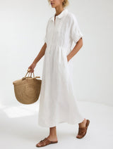 BRUNEL PARIS | Robe chemise fluide estivale