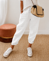 BRUNEL PARIS | PANTALON LIN DÉTENDU POUR FEMMES