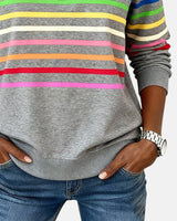 BRUNEL PARIS | PULL RAYÉ À FERMETURE ÉCLAIR POUR FEMMES