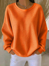 BRUNEL PARIS | PULL OVERSIZE EN MAILLE GAUFRÉE POUR FEMME