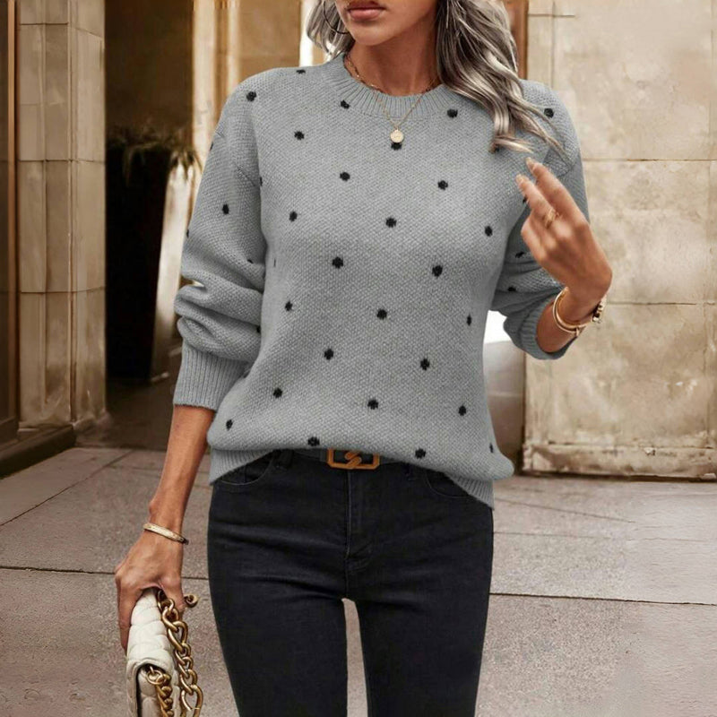 BRUNEL PARIS | PULL EN MAILLE À POIS POUR FEMME