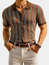 BRUNEL PARIS | POLO MAILLE CHEVRON POUR HOMME