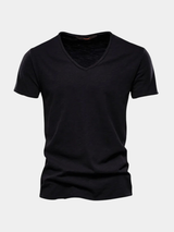 BRUNEL PARIS | T-SHIRT COL V EN COTON POUR HOMME