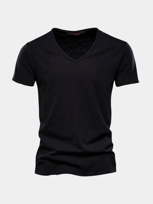 BRUNEL PARIS | T-SHIRT COL V EN COTON POUR HOMME