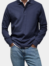 BRUNEL PARIS | POLO ÉLÉGANT À MANCHES LONGUES POUR HOMME