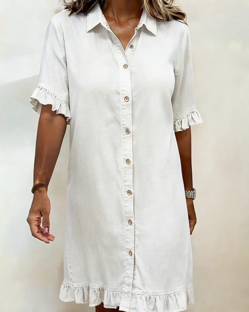 BRUNEL PARIS | Robe Quinn™ Douce Coupe Décontractée Légère Style Casual