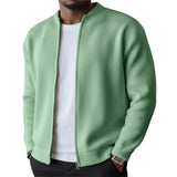 BRUNEL PARIS | Veste Zippée en Velours Côtelé pour Homme — Vert Clair