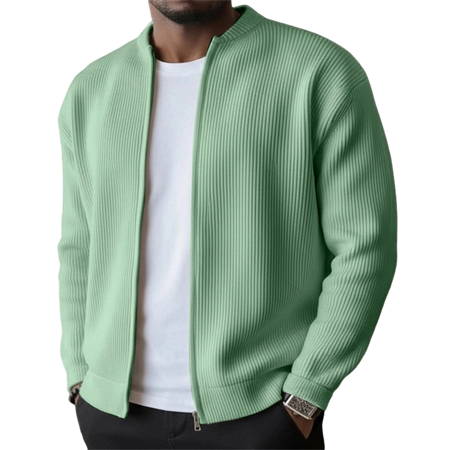 BRUNEL PARIS | Veste Zippée en Velours Côtelé pour Homme — Vert Clair