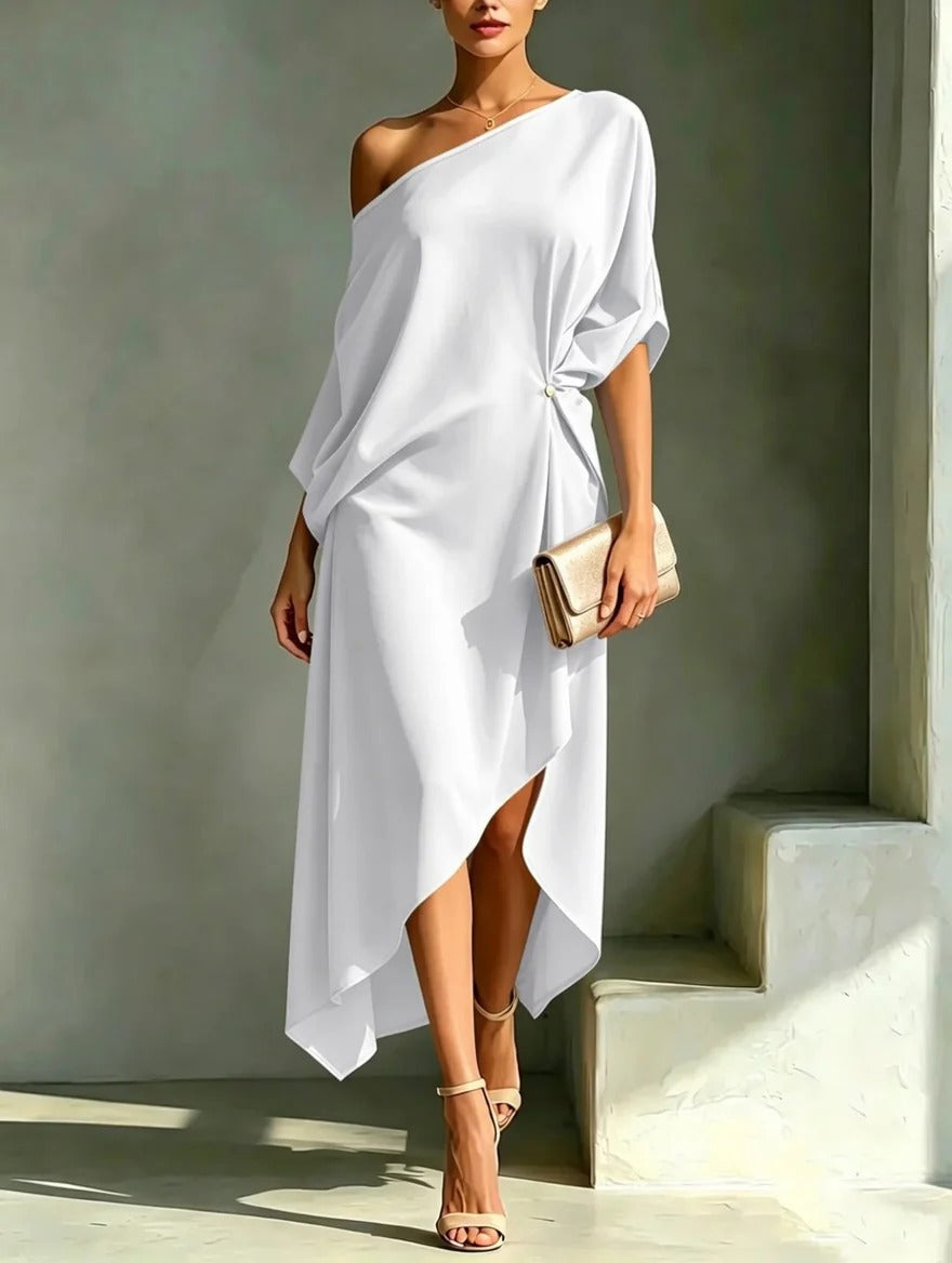 BRUNEL PARIS | Robe asymétrique élégante