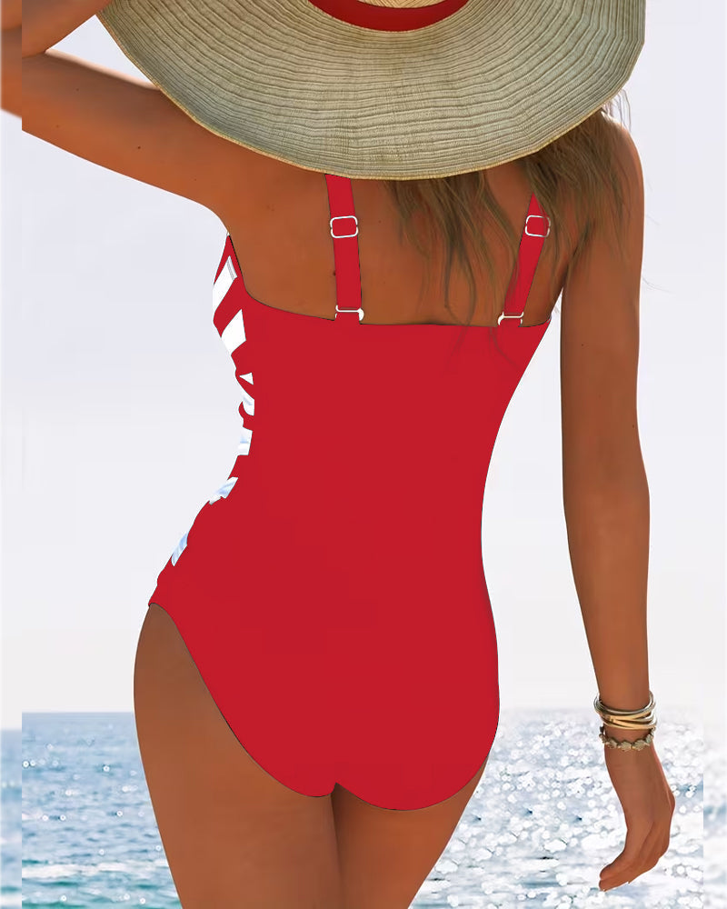 ENSEMBLE TANKINI IMPRIMÉ POUR FEMMES