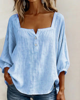 BRUNEL PARIS | BLOUSE À COL CARRE POUR FEMMES