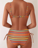 ENSEMBLE TANKINI IMPRIMÉ ETHNIQUE POUR FEMME