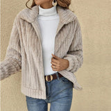 BRUNEL PARIS | MANTEAU EN PELUCHE POUR FEMMES