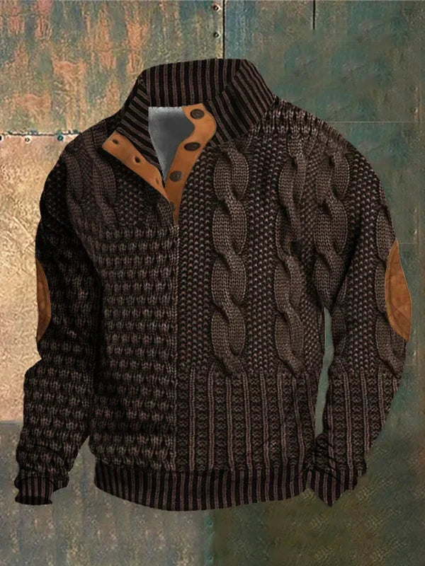 BRUNEL PARIS | PULLOVER CHAUD À MOTIF