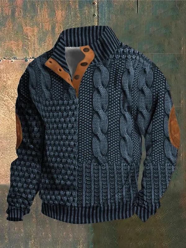 BRUNEL PARIS | PULLOVER CHAUD À MOTIF