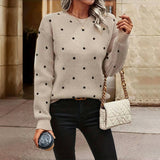 BRUNEL PARIS | PULL EN MAILLE À POIS POUR FEMME