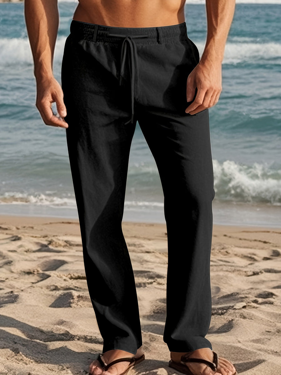 BRUNEL PARIS | PANTALON EN LIN POUR HOMMES