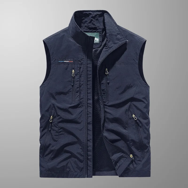 BRUNEL PARIS | Gilet de Charge Respirant avec Multiples Poches